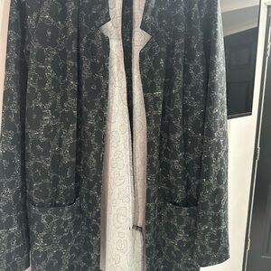LuLaRoe Black and Gray Textured Jacket